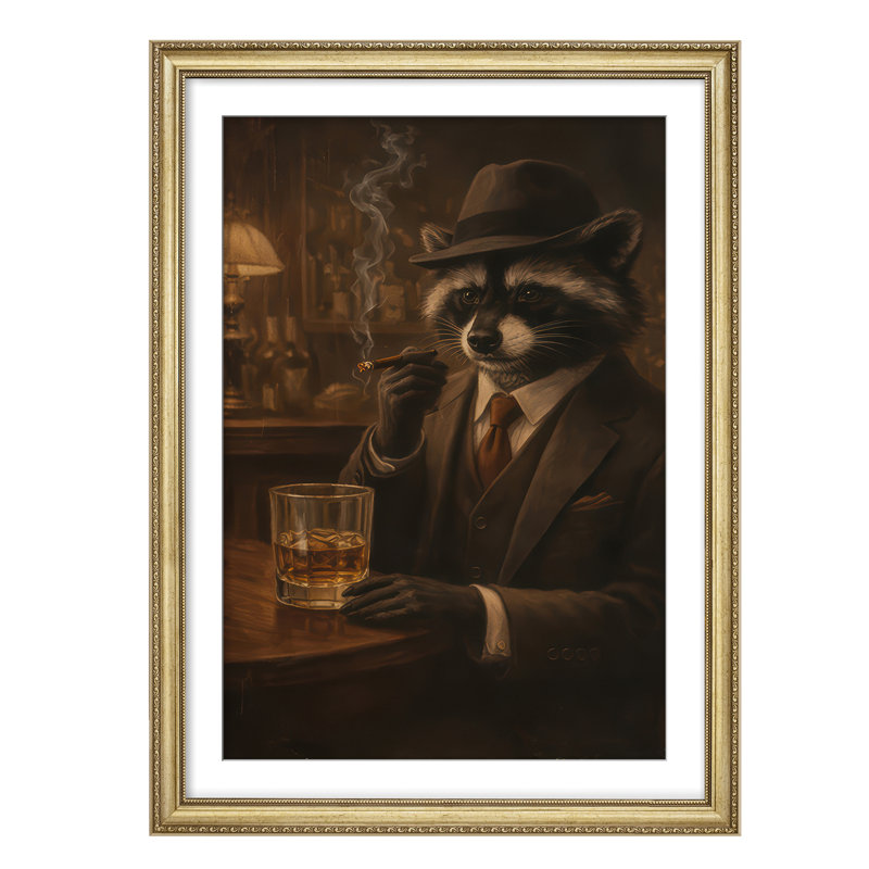 Art mural encadré rétro 26 "x 36", Framed Print With Mat, H 36 po x l 26 po