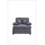 Canapé simple en velours côtelé de 56,3 pouces avec 2 coussins décoratifs et un repose-pieds, canapé confortable et profond pour le salon-205804604