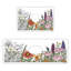 Croquis botaniques, 2 tapis de cuisine antidérapants