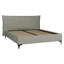 Classic upholstered King Bed with loft-up storage, matress area 150 x 200 cm, minimalistic headboard-1089631223-1089631222