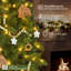 Sapin de Noël artificiel illuminé 4,5 pi, sapin Fraser, pré-articulé, 150 lumières DEL et 483 pointes-233787669