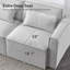 Canapé modulaire rembourré 5 pièces Taufner-426389001