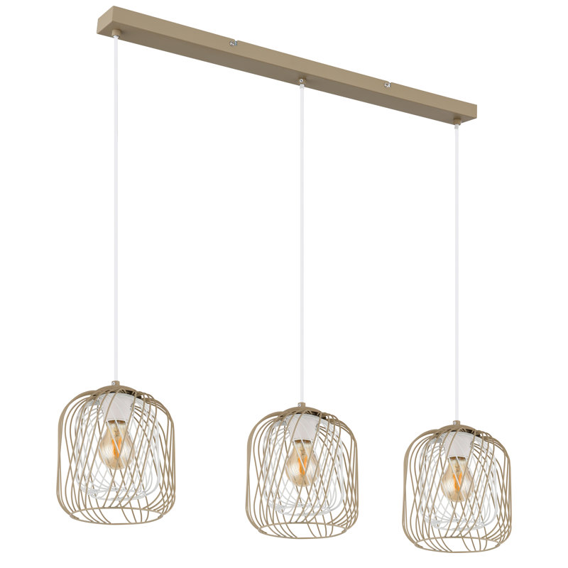 Annaliece 3 - Light Geometric Pendant, Natural