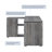 L-Shaped Computer Desk Home Office Corner Workstation Setup-478682225