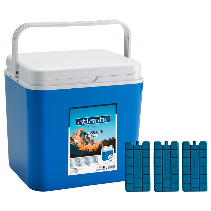 Cool Box & Freezer Blocks - 30L - Blue