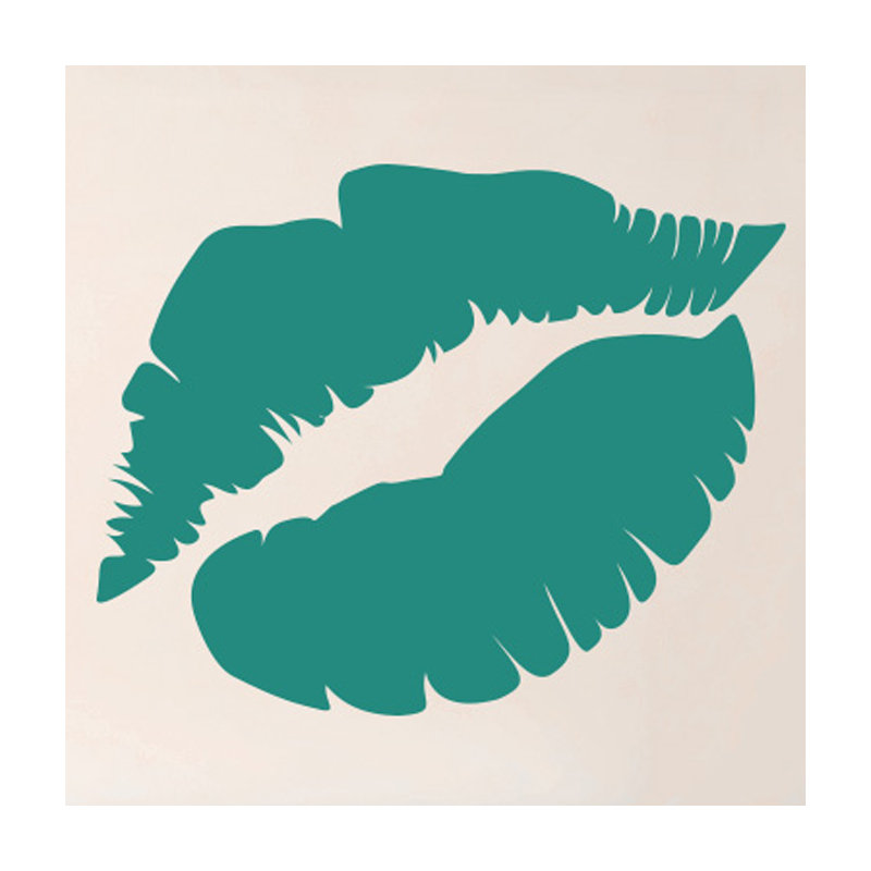 Wall Decal, Large, Aqua Green