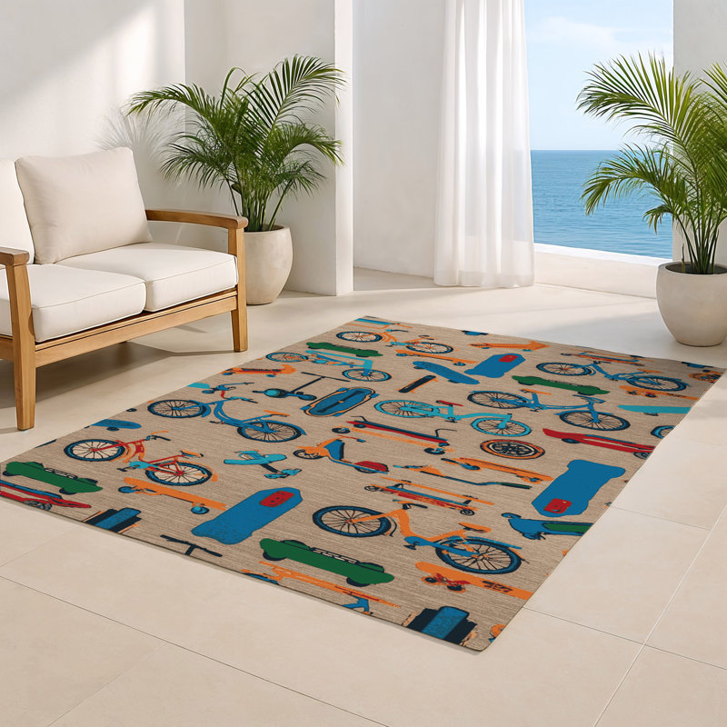 Tapis intérieur et extérieur gris Transport, Rectangle 4pi x 6 pi