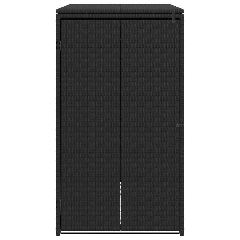 Polyethylene Single Bin Store, Black