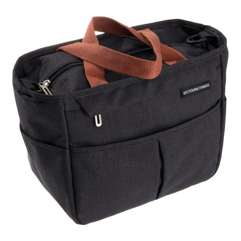 6.5L Portable Insulated Lunch Bag, Black