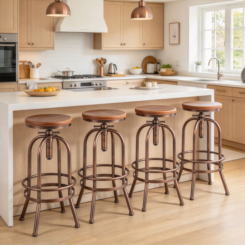 Tabouret Shaylee, Cuivre, 4