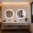 Round Frameless Backlit Led Bathroom Vanity Mirror Dimmable Anti-fog Wall Mounted Mirror-1742799663