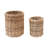 Hand-Woven Wicker Basket Container