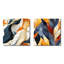 Jameson - ensemble de 2 reproductions de toiles abstraites sur toile-102581519-102581520