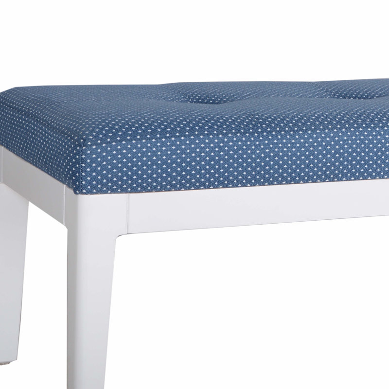 Banc en bois Pari, Bleu
