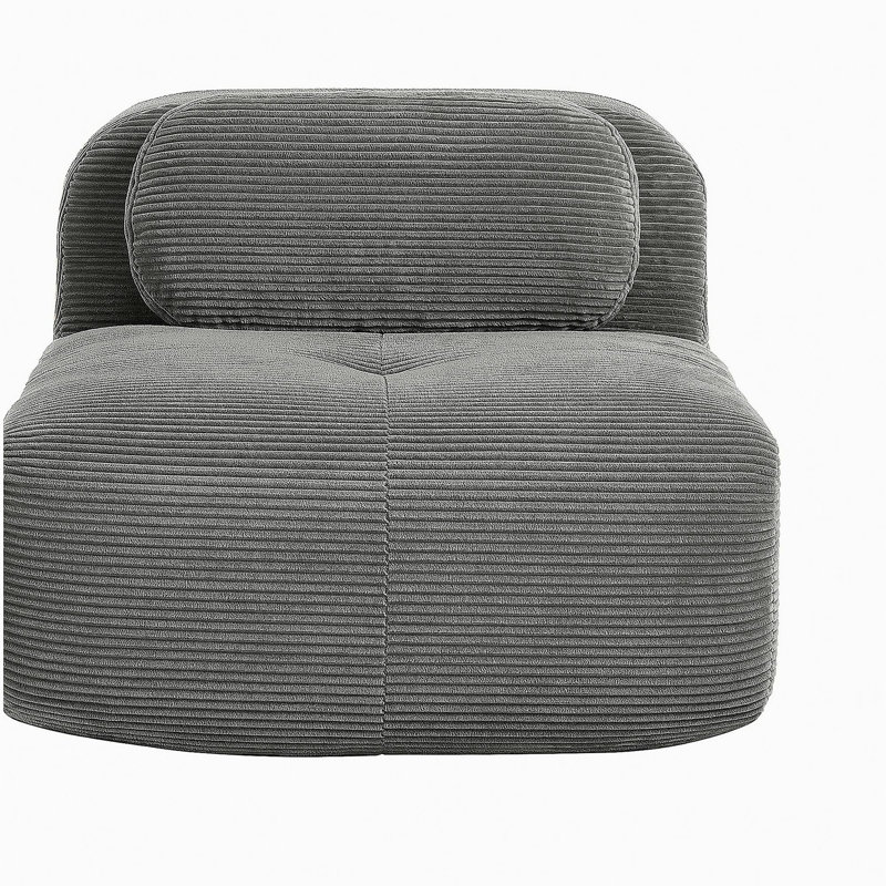 Hamlet LSF&RSF Corner Sofa W/Pillows Corduroy- Grey