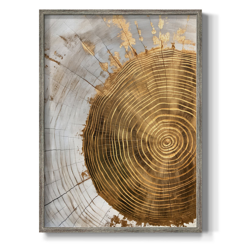 Reproduction encadrée ABSTRACT Series CLxx - bois massif, H 21 po x l 17 po