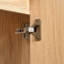 Meuble-lavabo double avec lavabos en résine et grain de bois naturel Modern