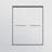 56-60 In. W X 72 In. H Double Sliding Shower Door, Semi-Frameless Bypass Bathroom Sliding Door With 1/4" (6Mm) Tempered Glass For Walk-In Shower-118169663