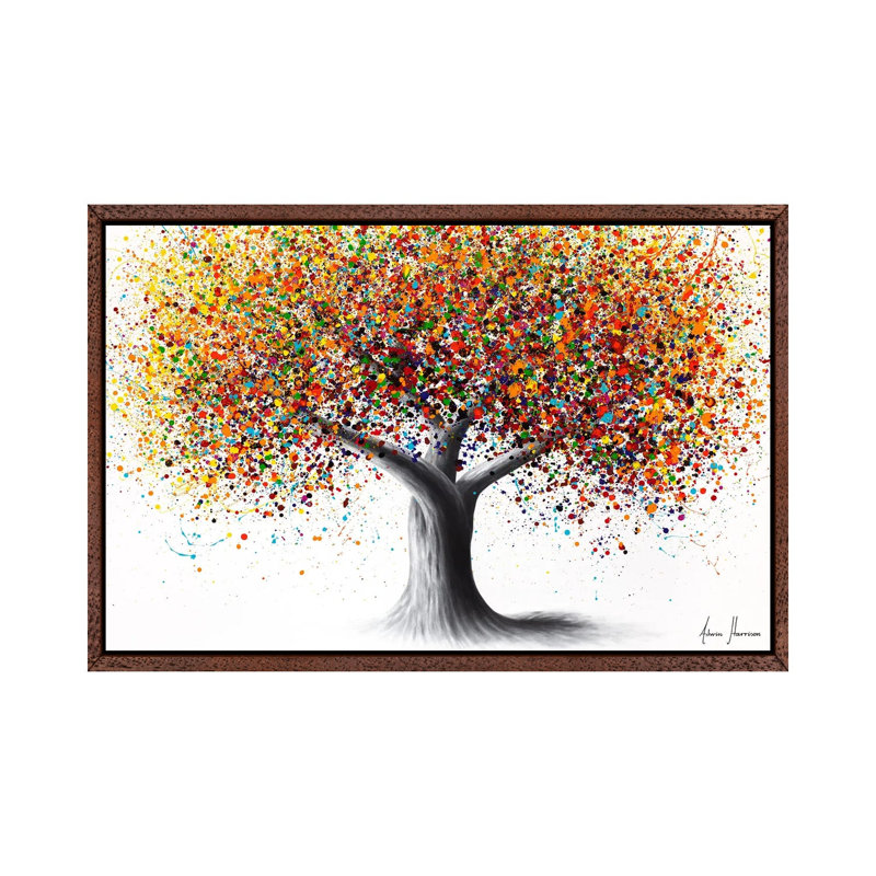 Peace Tree by Ashvin Harrison - Gallery-Wrapped Canvas Giclée on Canvas, 152.5 cm H x 101.5 cm W, Classic Wood Floater Frame