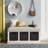 Rustic Storage Bench With 3 Removable Classic Rattan Basket , Entryway Bench Storage Bench With Removable Cushion (White)-1885331302