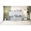 Grand lit mural gris avec système de levage et de bureau hydraulique, peu encombrant pour les zones multifonctionnelles, supporte 600 lb, espace de rangement pour matelas, taille et pièces idéales de 10 pouces, cadre, rangement intégré,-189228904-189228911