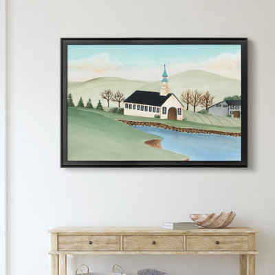 Folk Church Scene IV - reproduction de cadre photo