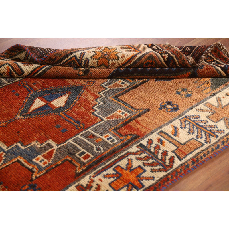 Vegetable Dye Traditional Runner Rug 4x12