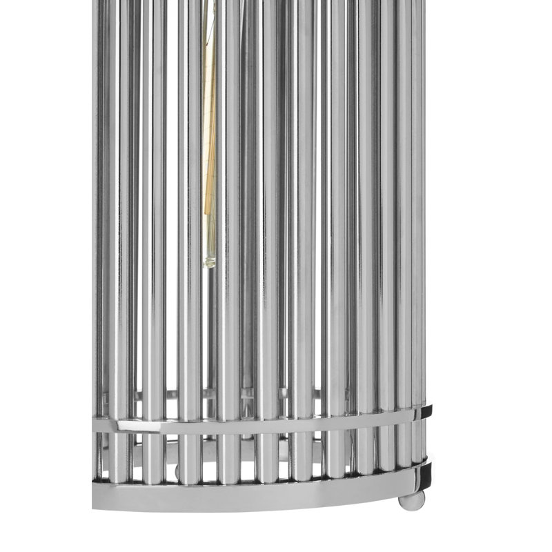 Ricka 1 - Light Silver Lantern Pendant