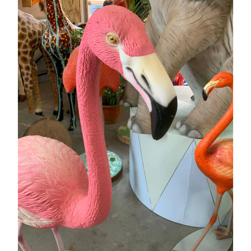 Buikema Flamingo Life Statue