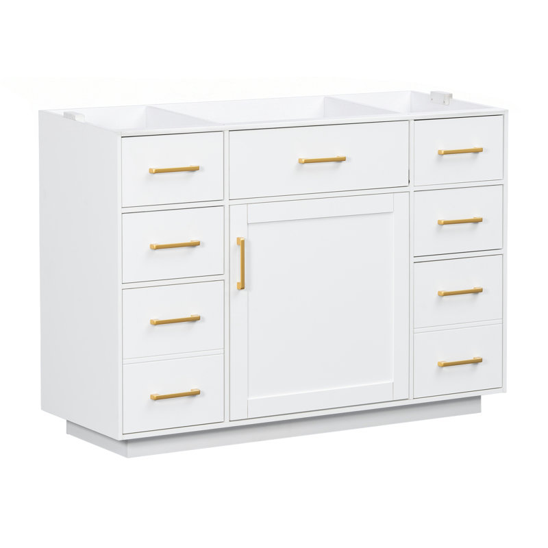 Meuble-lavabo de salle de bain sans lavabo