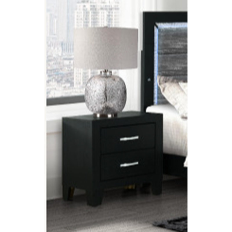 BLACK NIGHTSTAND