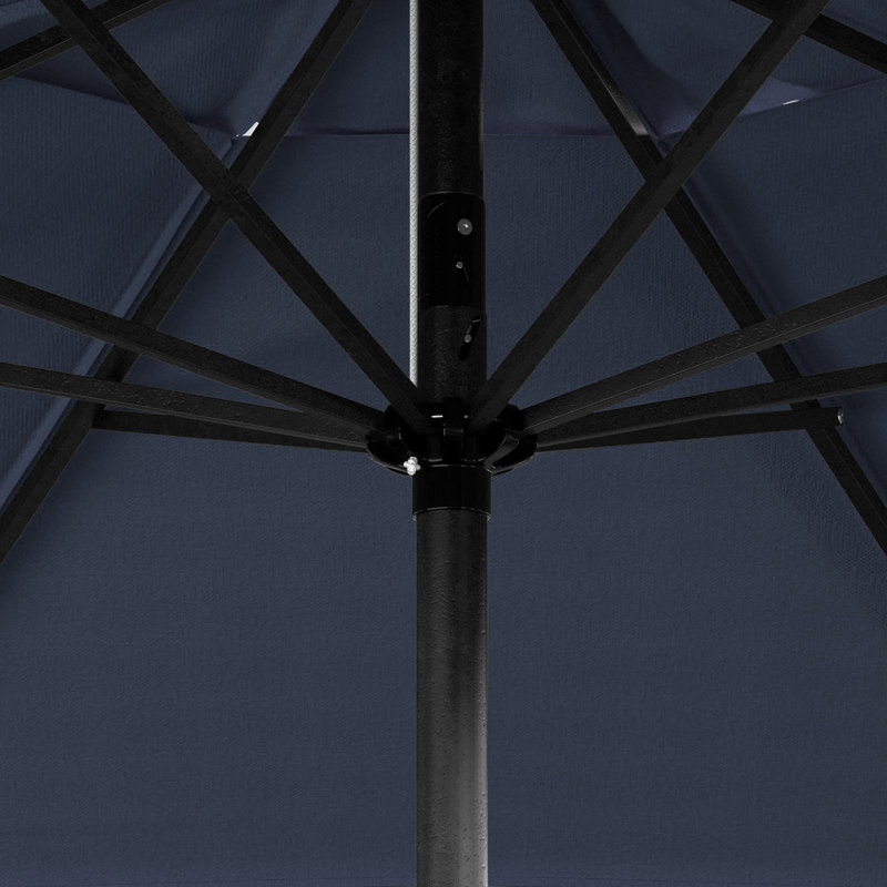 Parasol de marché avec manivelle 86,3 po Marilee, Bleu marine