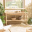 Cafferkey 156cm Solid Wood Console Table