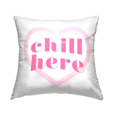 Coussin Chill Here