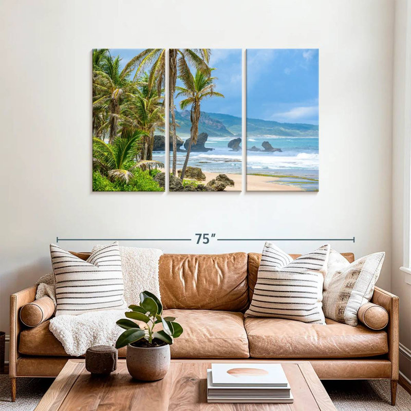 Gillard Bathsheba Beach Coast, 36" H x 57" W