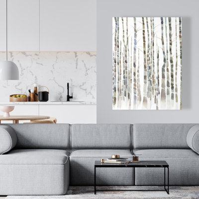 Forêt de bouleaux - Toile de paysages pour le salon