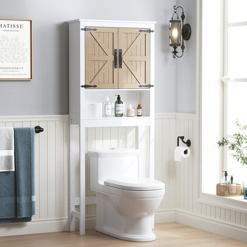 9"D X 26.8"W X 66"H Over The Toilet Storage Cabinet