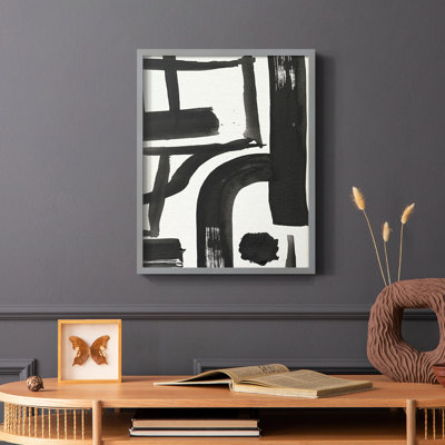 «Inkwell Intersect I», reproduction encadrée - bois massif
