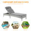 Chaise longue d'extérieur en osier Serry-905020302