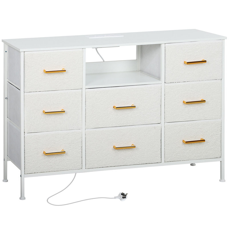 110cm W 8 - Drawer Chest of Drawers