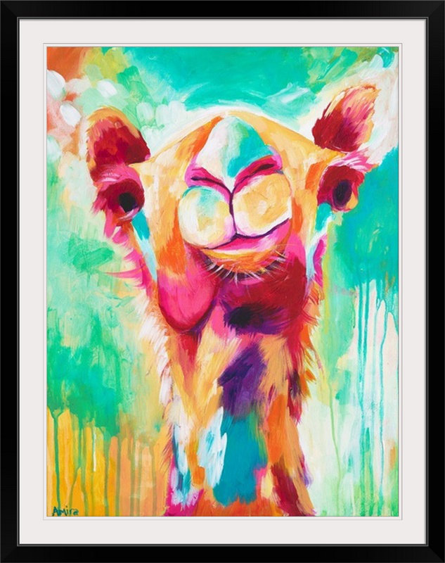 «Humphrey» par Aaden, reproduction d'art, H 48 po x l 36 po x P 1,5 po, Toile