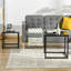 Aida Glass Top Frame Nesting Tables