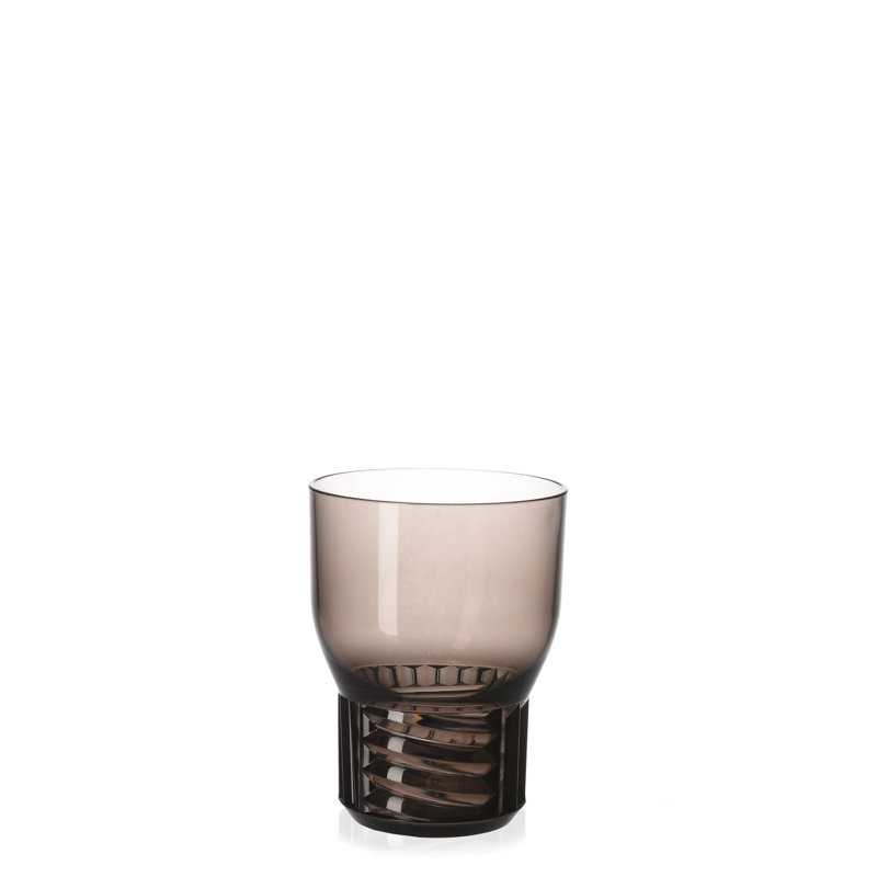 Trama Stemless Wine Glass, 27 Oz, Fume