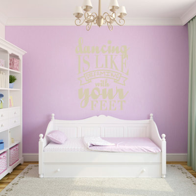 Text & Numbers Non-Wall Damaging Wall Decal