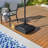 37L Capacity Patio Umbrella Base Stand
