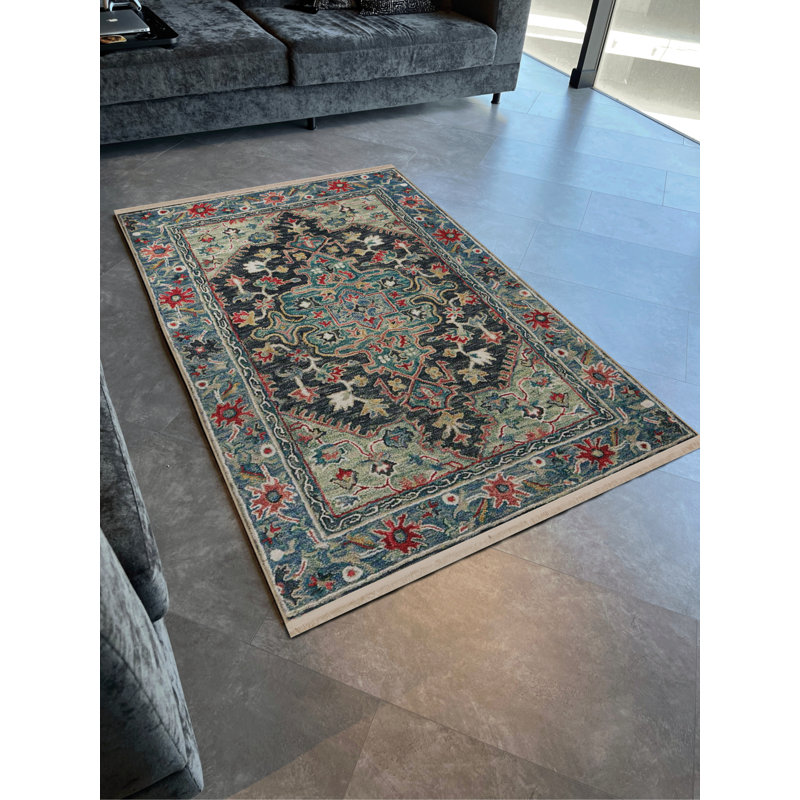 Tapis rectangulaire Vittorina, Tapis de couloir 2 pi 8 po x 7 pi 11 po