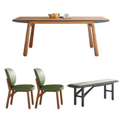 Modern Simple Cherry Wood Rectangular Large Table