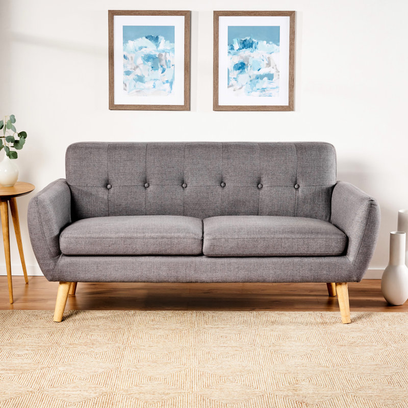 Revêtement gris foncé élégant, idéal pour les chambres compactes, les espaces de vie idéaux à boutons