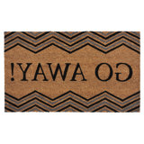 Overbury Non-Slip Chevron Outdoor Doormat