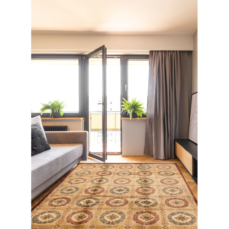 British Raj Khaki Rug 8'2" x 9'10"